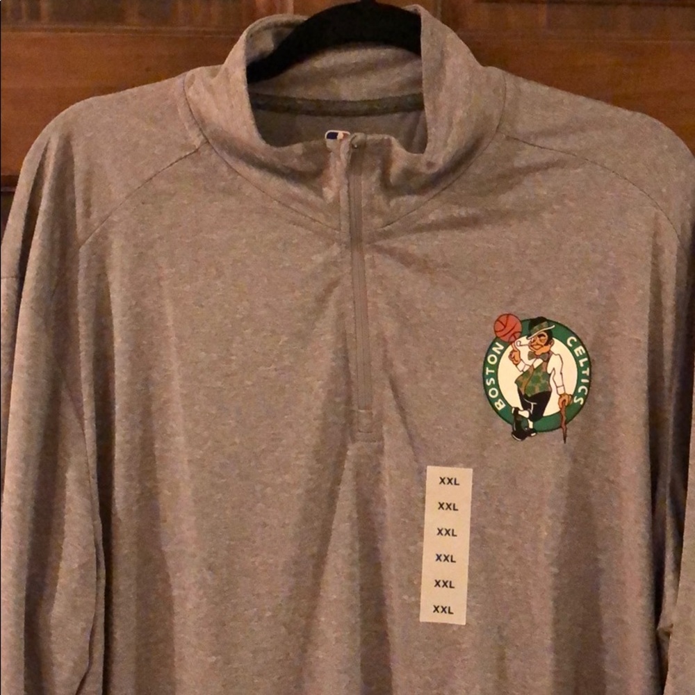 NBA Celtics 1/4 zip pullover